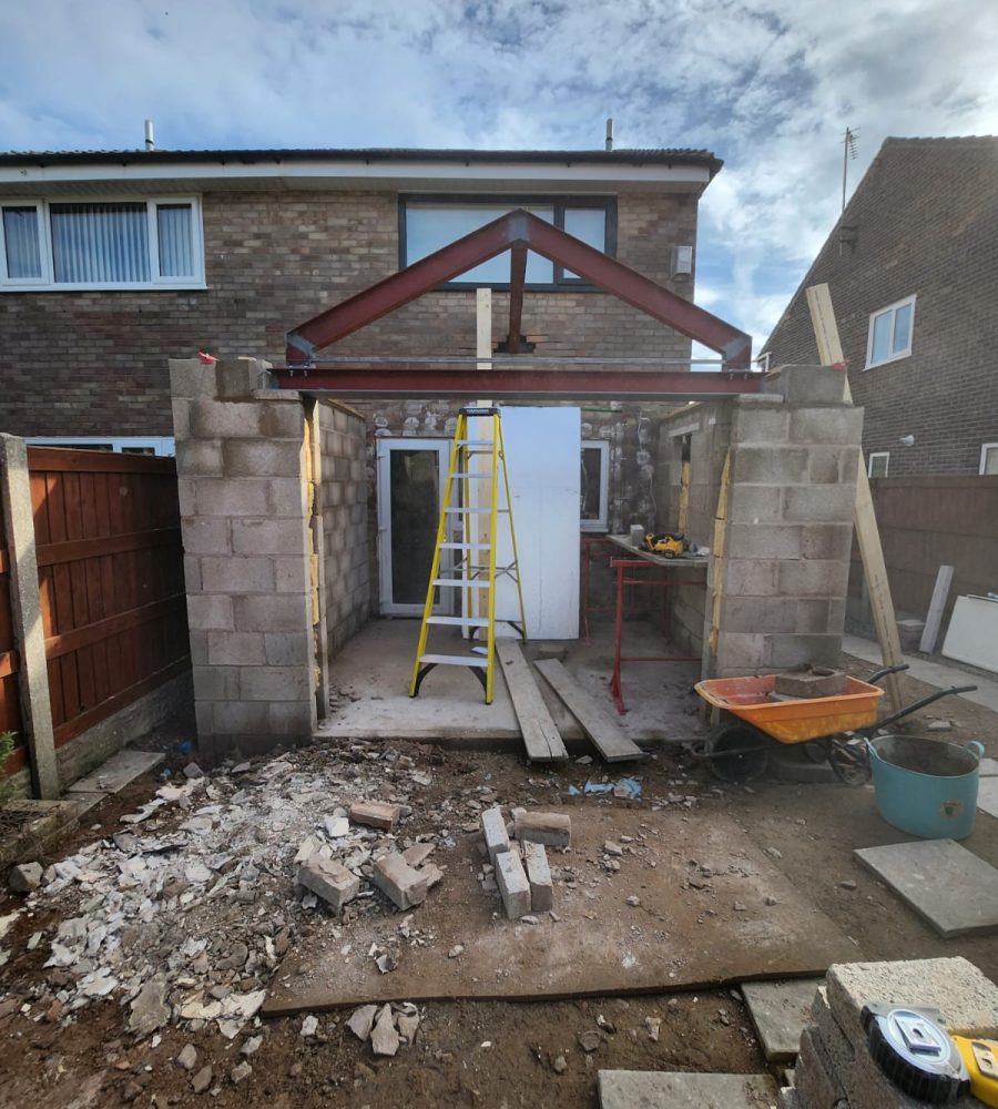Heaton Close - Rear Extension & Knock through 1